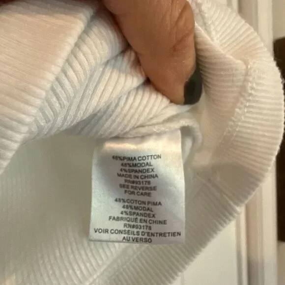 House of Harlow 1960 ribbed mock neck tank size small - Picture 5 of 11